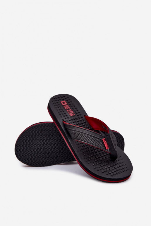 Vīriešiem Čības modernas iešļūcenes Big Star RR174441 melnas krāsas