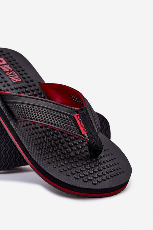 Vīriešiem Čības modernas iešļūcenes Big Star RR174441 melnas krāsas