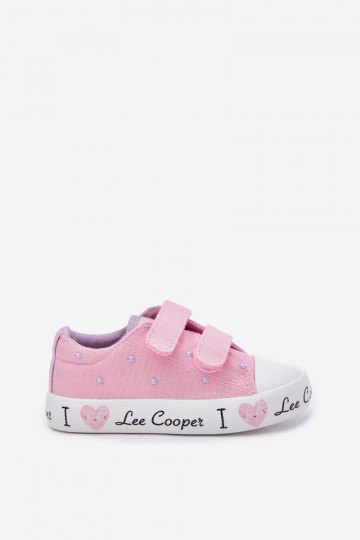 Baltie bērnu brīvā laika apavi ar lipukiem, Lee Cooper LCIN-25-02-3264K 2