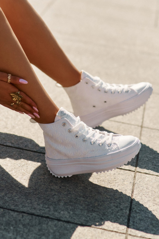 tõmblukuga Sieviešu Lee Cooper LCIN-25-31-3461L baltas krāsas