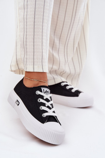 sieviešu puszābaki ar platformu LEE ISLA C INOMEN LOIN 50251001 melnas krāsas