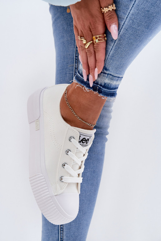 sieviešu puszābaki ar platformu LEE ISLA C INOMEN LOIN 50251001 baltas krāsas