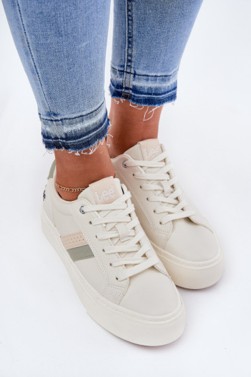 Sneakers modeļa apavi Sieviešu LEE LAYLA INOMEN LOIN 50251003 Zgaszona Biel