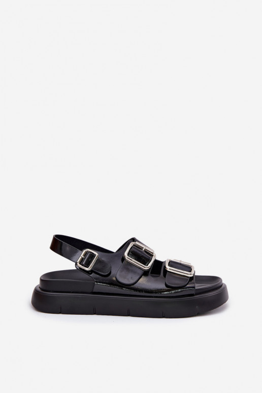 Āda Lakotas basenes ar sprādzēm Big Star RR274662 melnas krāsas