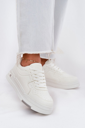 Zems Sneakers modeļa apavi Sieviešu Big Star RR274A310 HI-POLY SYSTEM baltas krāsas 2