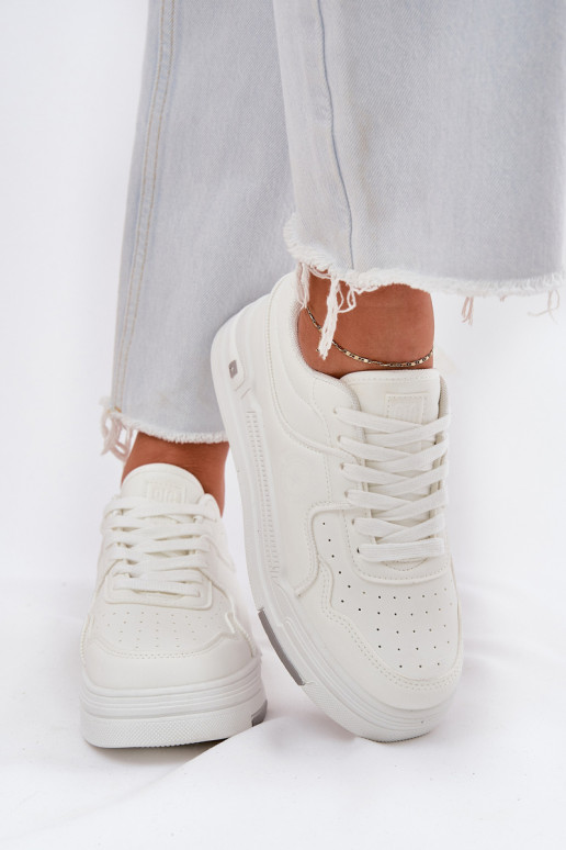 Zems Sneakers modeļa apavi Sieviešu Big Star RR274A310 HI-POLY SYSTEM baltas krāsas
