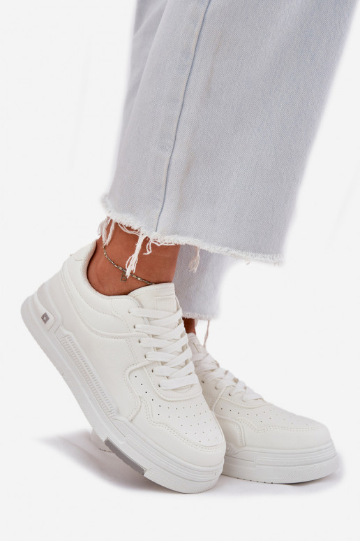 Zems Sneakers modeļa apavi Sieviešu Big Star RR274A310 HI-POLY SYSTEM baltas krāsas