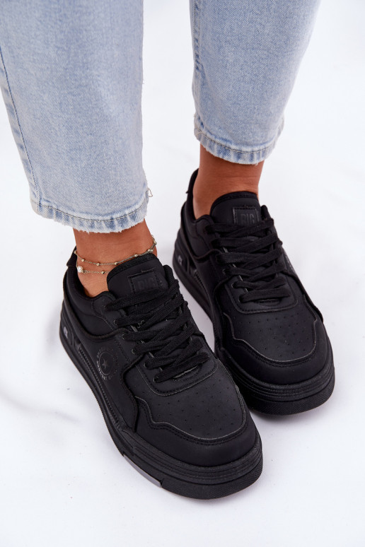 Zems Sneakers modeļa apavi Sieviešu Big Star RR274A311 HI-POLY SYSTEM melnas krāsas