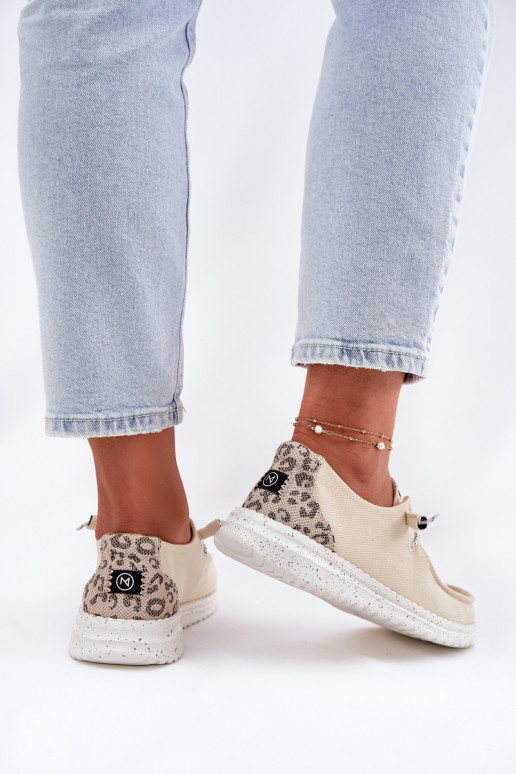 Gaisma Auduma apavi Sieviešu McKeylor 96116 smilšu krāsas