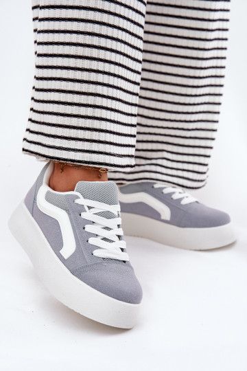 Sneakers modeļa apavi Sieviešu ar platformu Zilas krāsas Tellnira 2