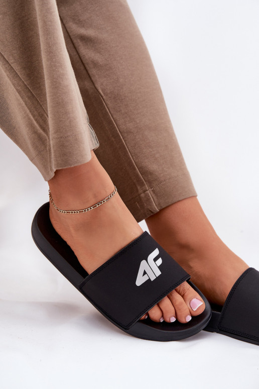 sieviešu čības 4F 4FRMM00FSLIF010-20S melnas krāsas