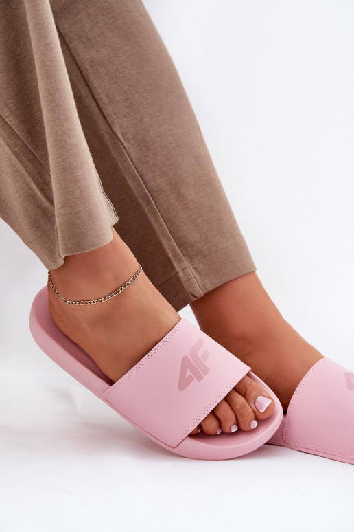 sieviešu čības 4F 4FRMM00FSLIF010-56S Rozā krāsas