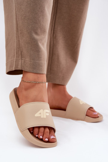 sieviešu čības 4F 4FRMM00FSLIF010-83S smilšu krāsas 2