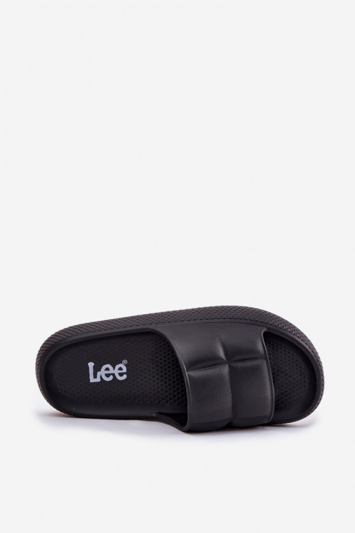 Vieglas čības uz pirksta sieviešu čības LEE MAYA SLIDER INOMEN LOIN 50251016 melnas krāsas