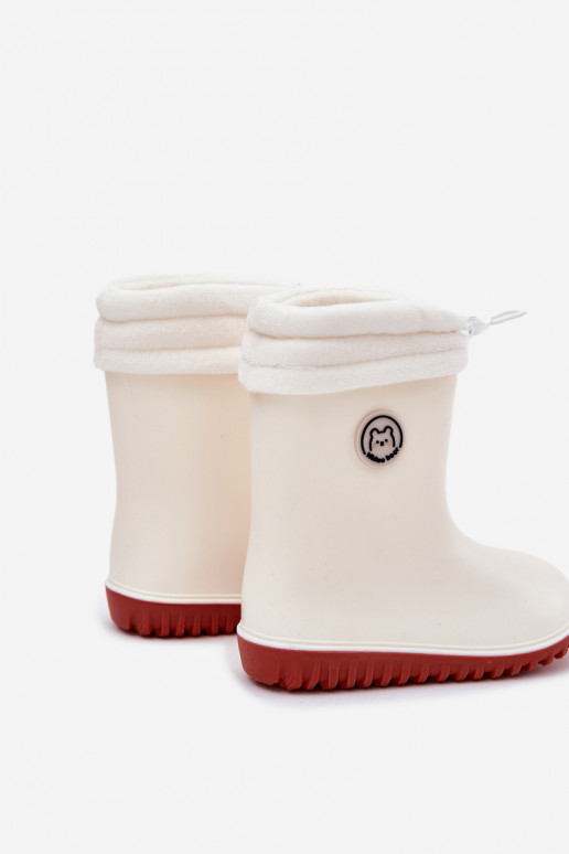 Gumijas apavi Bērnu apavi Z Iesildīšanāsem Ziloņkaula krāsas Odirisse