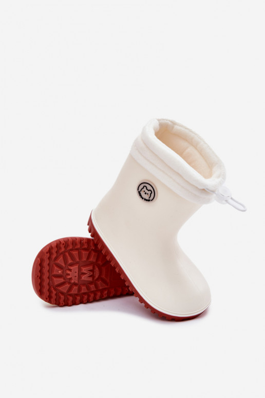 Gumijas apavi Bērnu apavi Z Iesildīšanāsem Ziloņkaula krāsas Odirisse