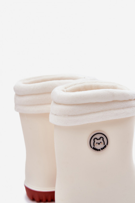 Gumijas apavi Bērnu apavi Z Iesildīšanāsem Ziloņkaula krāsas Odirisse