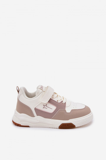 Gaisma Sneakers modeļa apavi Bērnu apavi Big Star RR374055 smilšu krāsas 2