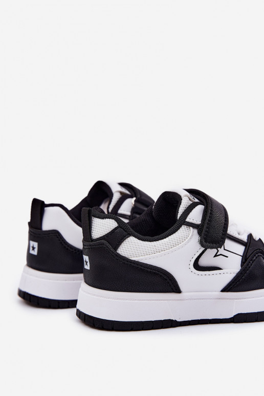 Gaisma Sneakers modeļa apavi Bērnu apavi Big Star RR374052 Baltas-melnas krāsas