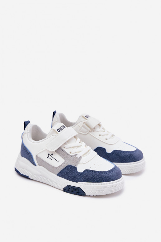 Gaisma Sneakers modeļa apavi Bērnu apavi Big Star RR374053 Baltas-Zilas krāsas Gaisma Sneakers modeļa apavi Bērnu apavi Big Star RR374053 Baltas-Zilas krāsas