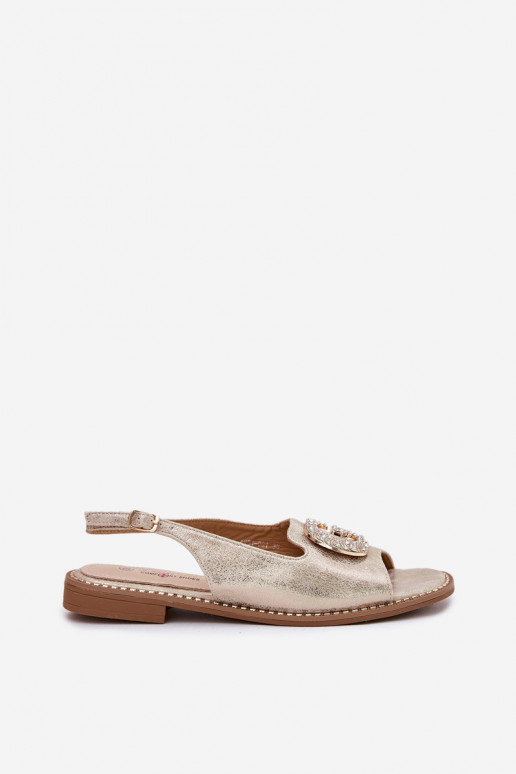 Sieviešu basenes Ar greznu Detalem S.Barski KV51-081 Zelta krāsas