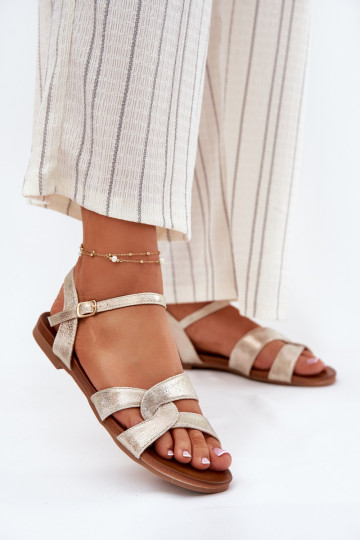 zempapēžu Spīdīgi Sieviešu basenes S.Barski KV51-022 Zelta krāsas