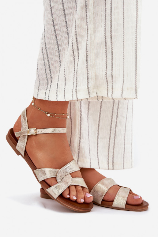 zempapēžu Spīdīgi Sieviešu basenes S.Barski KV51-022 Zelta krāsas