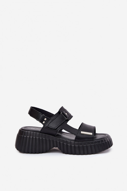 Sieviešu basenes Sieviešu ar platformu melnas krāsas Mertella