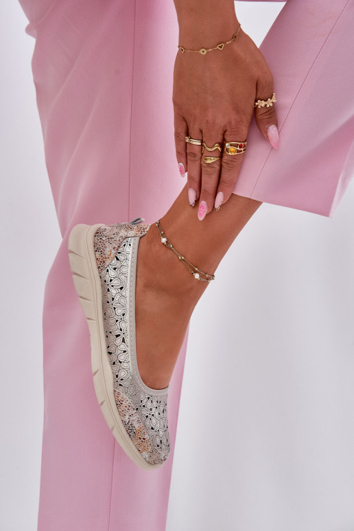 Āda Ažūrs Gaisma Balerīnas Zelta krāsas Leaneila