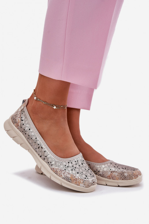 Āda Ažūrs Gaisma Balerīnas Zelta krāsas Leaneila