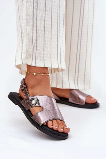 līdzenas zoles basenes Ar greznu Detalem Vinceza 17378 Sudraba krāsas