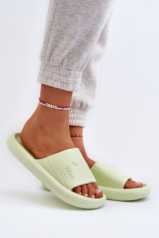 Čības Vieglas čības uz pirksta Sieviešu Gaisma Zaļas krāsas Fenicva