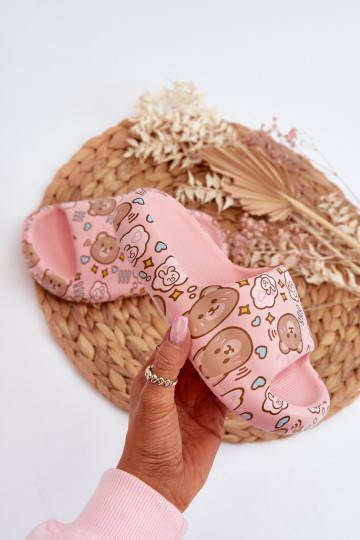 Bērnu apavi Vieglas čības IN Rotaļu lācīši Rozā krāsas Evitrapa 2