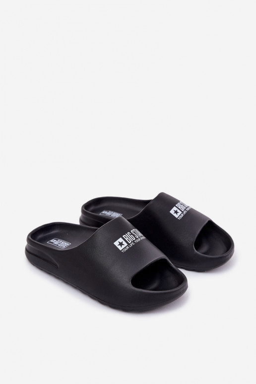 Vieglas čības uz pirksta Čības Vīriešiem Z Logo Big Star RR174A012 melnas krāsas