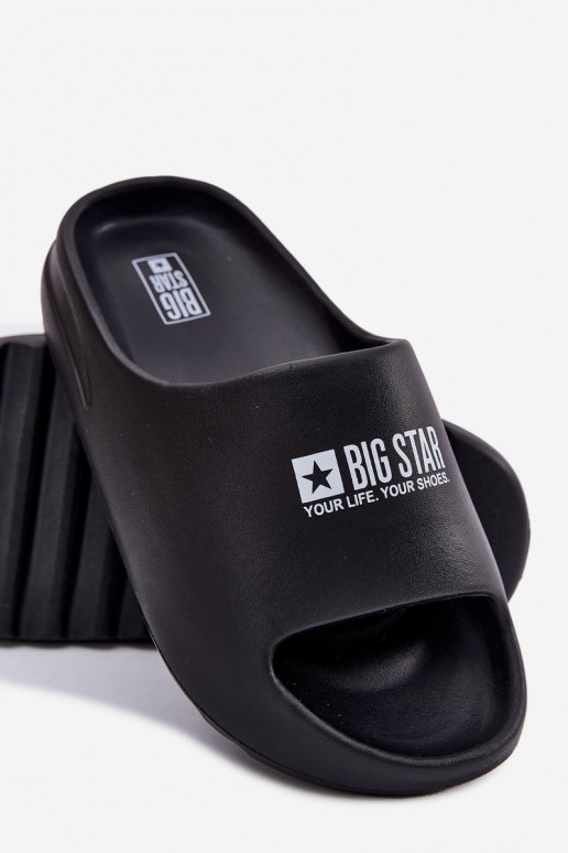 Vieglas čības uz pirksta Čības Vīriešiem Z Logo Big Star RR174A012 melnas krāsas