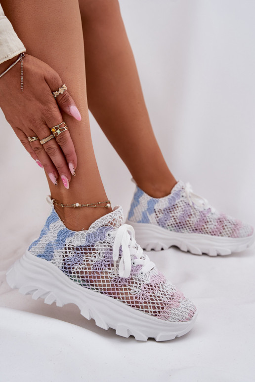 Sneakers modeļa apavi Sieviešu Z SzydełkoIną CholeInką Dažādu krāsu Jelhiris Sneakers modeļa apavi Sieviešu Z SzydełkoIną CholeInką Dažādu krāsu Jelhiris