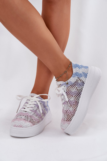 Sneakers modeļa apavi Sieviešu ar platformu Z SzydełkoIną CholeInką Dažādu krāsu Mirietto