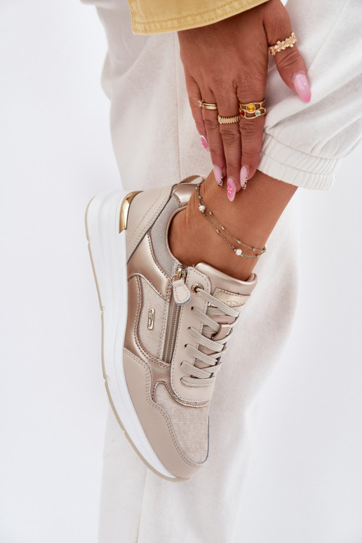 Āda sporta apavi Sneakers modeļa apavi Sieviešu ar rāvējslēdzējiem smilšu krāsas Lilimia Āda sporta apavi Sneakers modeļa apavi Sieviešu ar rāvējslēdzējiem smilšu krāsas Lilimia