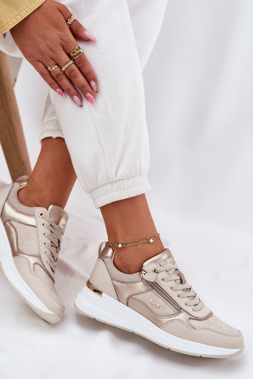 Āda sporta apavi Sneakers modeļa apavi Sieviešu ar rāvējslēdzējiem smilšu krāsas Lilimia Āda sporta apavi Sneakers modeļa apavi Sieviešu ar rāvējslēdzējiem smilšu krāsas Lilimia