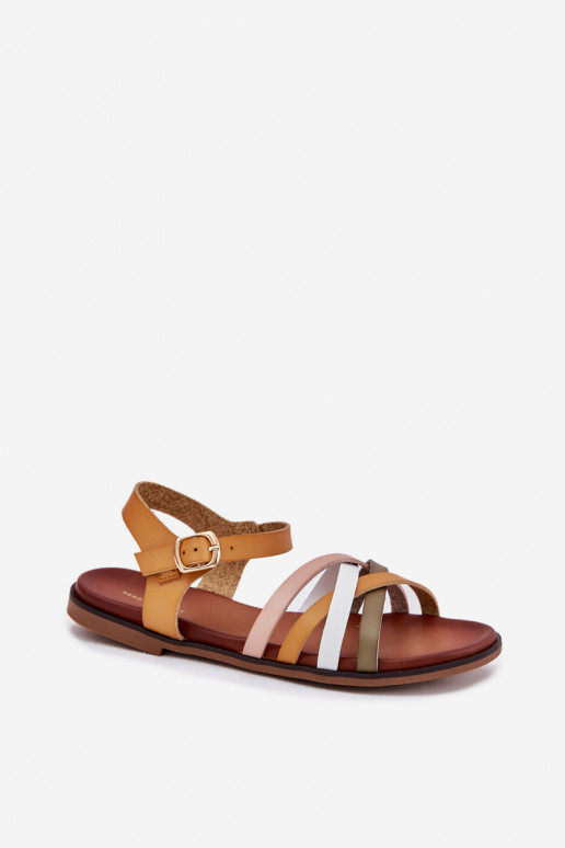 Sieviešu basenes Z Przeplatającymi Się Paskami Sergio Leone SK090H Dzelteni