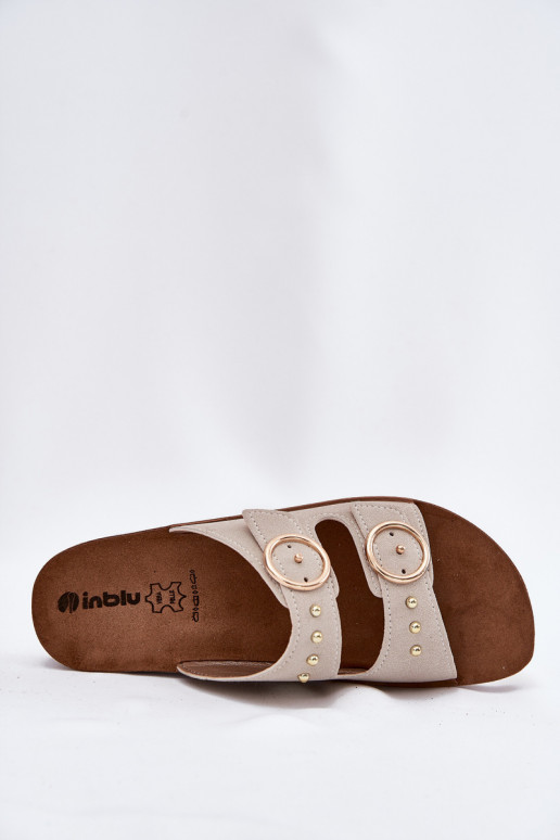 Ērtas sieviešu čības Inblu CP000054 smilšu krāsas