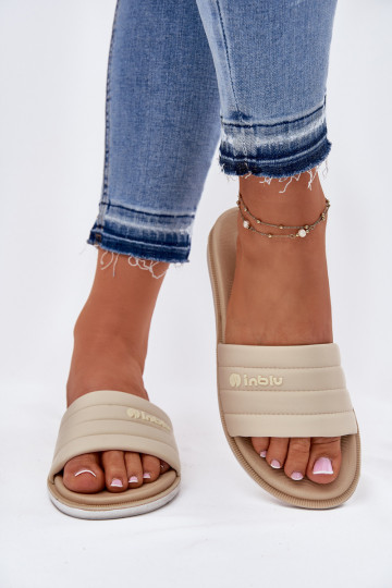 sieviešu čības Inblu SF000003 smilšu krāsas