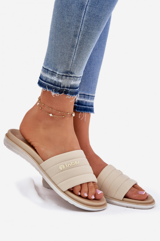 sieviešu čības Inblu SF000003 smilšu krāsas