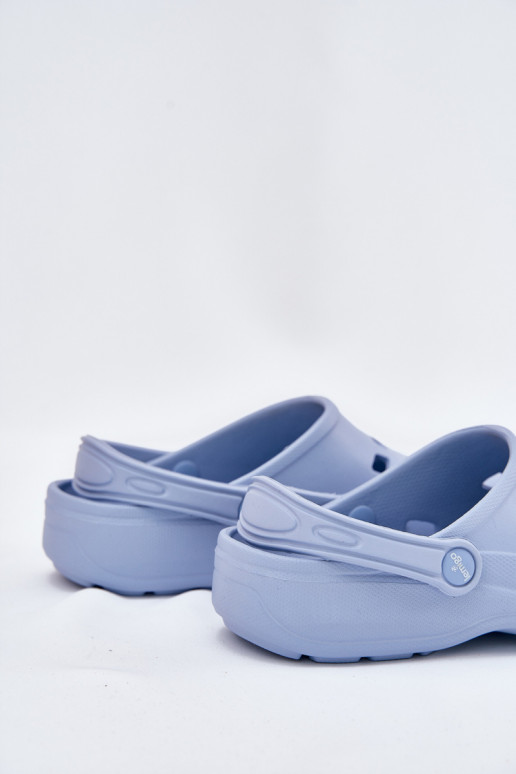 sieviešu čības Vieglas čības uz pirksta LEMIGO 806 Zilas krāsas sieviešu čības Vieglas čības uz pirksta LEMIGO 806 Zilas krāsas