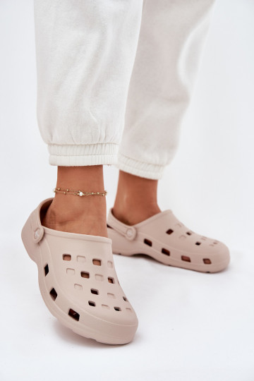 sieviešu čības Vieglas čības uz pirksta LEMIGO 806 smilšu krāsas 2