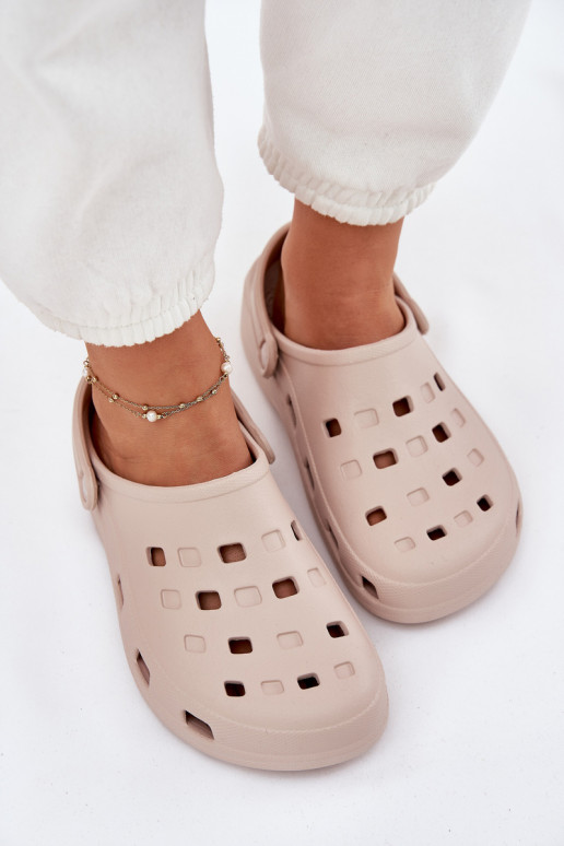 sieviešu čības Vieglas čības uz pirksta LEMIGO 806 smilšu krāsas