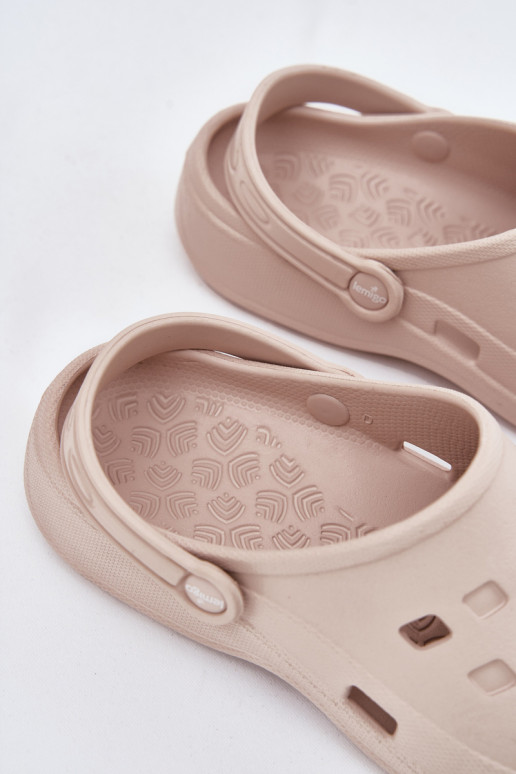 sieviešu čības Vieglas čības uz pirksta LEMIGO 806 smilšu krāsas