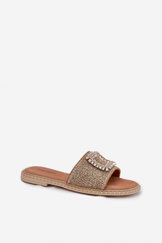 Čības Sieviešu dzīvoklis Ar bizi Un Dekorācija Artiker 56C1337 smilšu krāsas Čības Sieviešu dzīvoklis Ar bizi Un Dekorācija Artiker 56C1337 smilšu krāsas