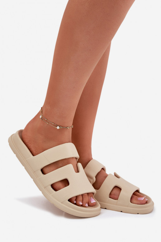 Vieglas čības uz pirksta sieviešu čības smilšu krāsas Dimelle Vieglas čības uz pirksta sieviešu čības smilšu krāsas Dimelle