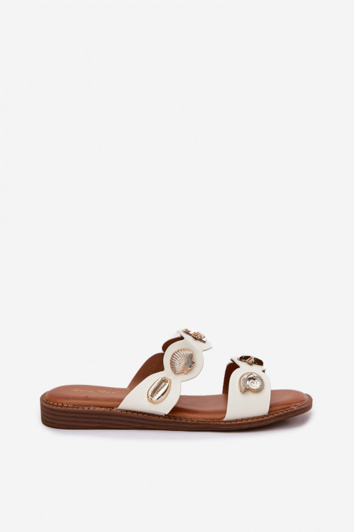 sieviešu čības Ze Zelta krāsasmi Przypinkami baltas krāsas Jenoriela sieviešu čības Ze Zelta krāsasmi Przypinkami baltas krāsas Jenoriela